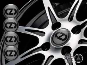OZ Marque Jantes Voiture Autocollants Bombés Silicone